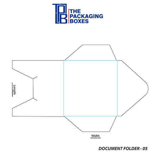 Custom Printed Document Folder Packaging boxes wholesale